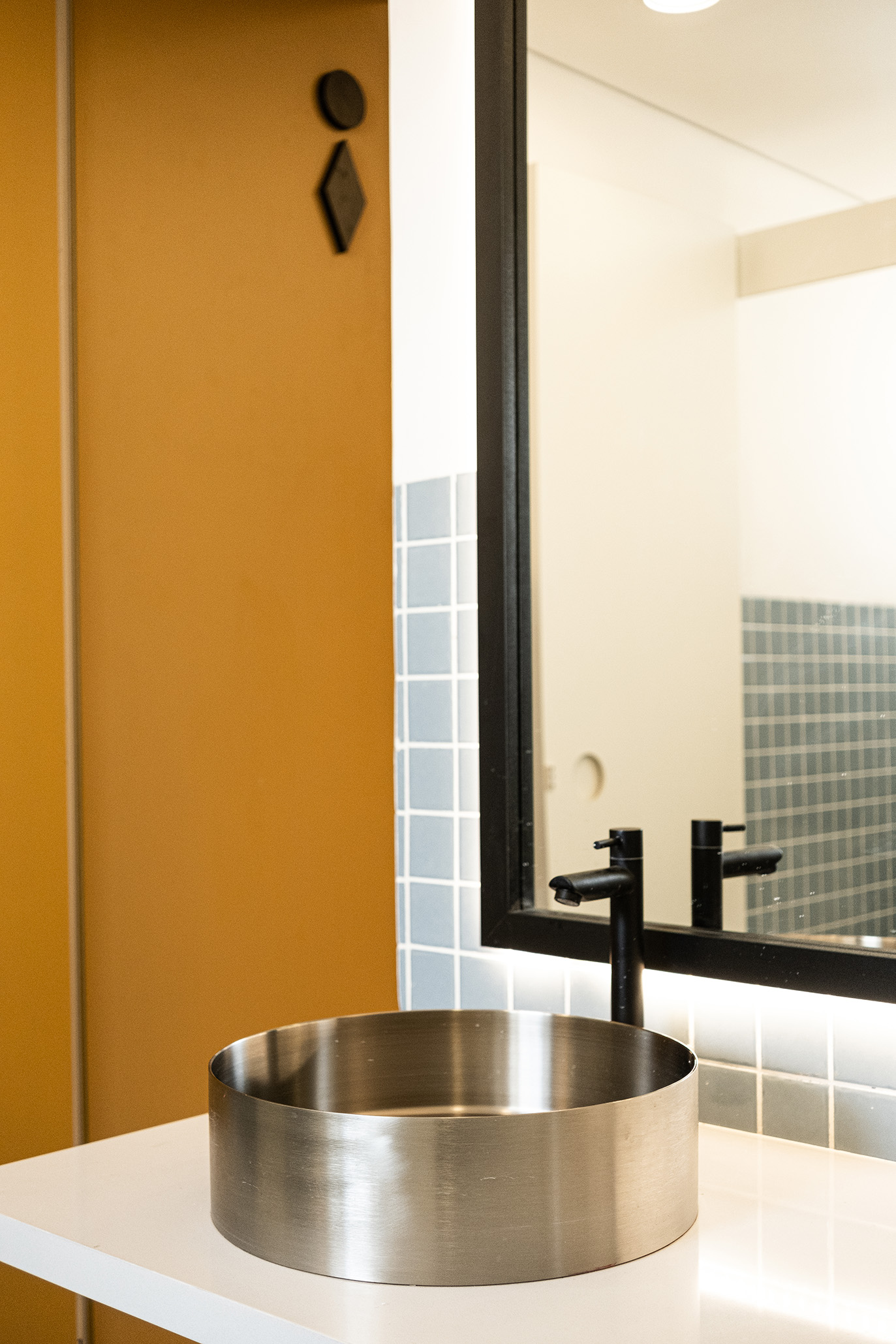 Visão do lavabo